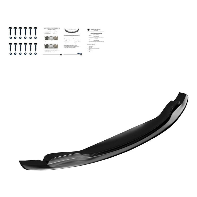Oneway Frontspoiler passend für BMW M3 E92 Coupe/E93 Cabrio 2007-2013 - Schwarz glänzend