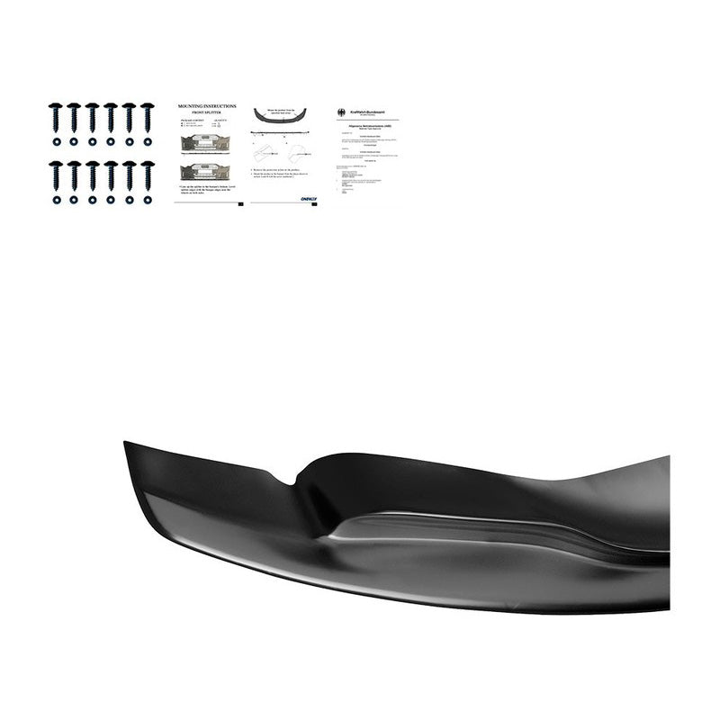 Oneway Frontspoiler passend für BMW M3 E92 Coupe/E93 Cabrio 2007-2013 - Schwarz glänzend