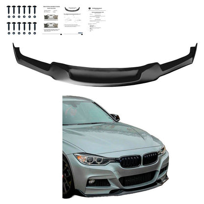 Oneway Frontspoiler passend für BMW 3er F30 M-Tech 2012-2019 - Schwarz glänzend