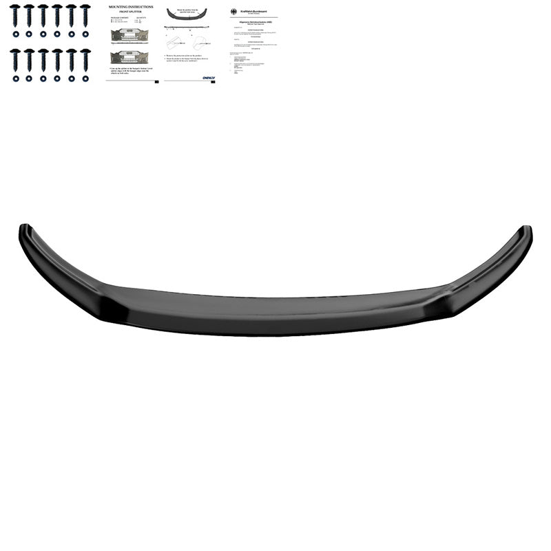 Oneway Frontspoiler passend für Skoda Superb 3V HB/Kombi 2015-2018 - Schwarz glänzend