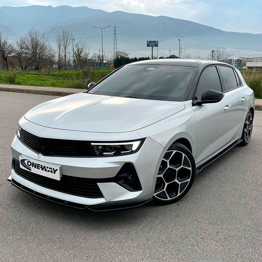 Oneway Frontspoiler passend für Opel Astra L HB/ST 2021- - Schwarz glänzend