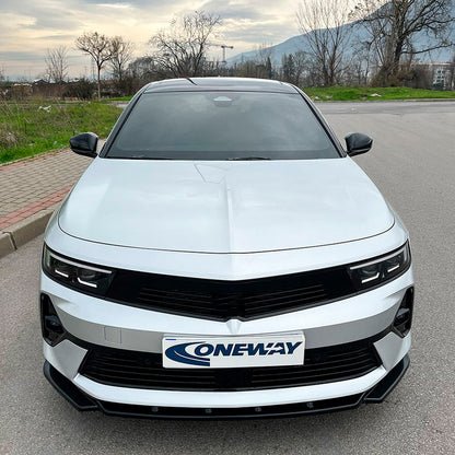 Oneway Frontspoiler passend für Opel Astra L HB/ST 2021- - Schwarz glänzend