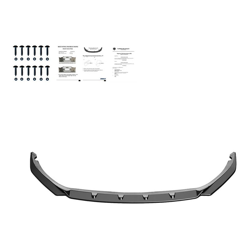 Oneway Frontspoiler passend für Opel Astra L HB/ST 2021- - Schwarz glänzend