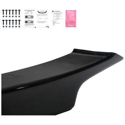 Oneway Front Flaps passend für BMW 3er F30 M-Pack 2012-2019 - Schwarz glänzend