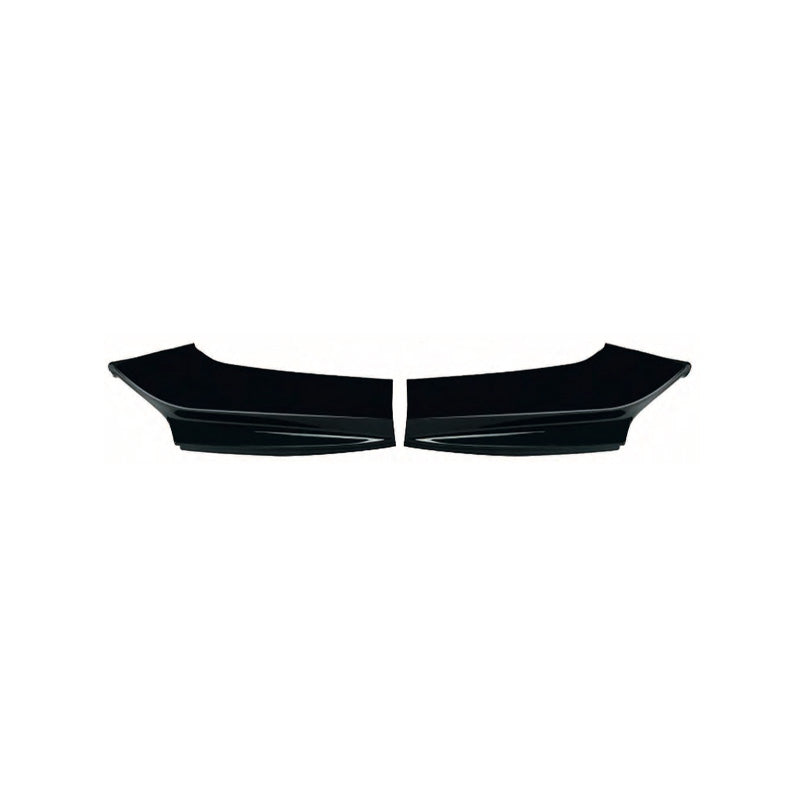 Oneway Front Flaps passend für BMW 5er F10/F11 M-Pack 2011-2016 - Schwarz glänzend