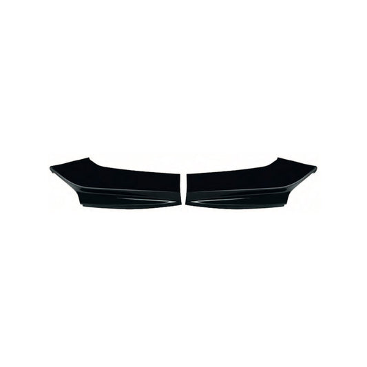 Oneway Front Flaps passend für BMW 5er F10/F11 M-Pack 2011-2016 - Schwarz glänzend