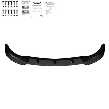 Oneway Frontspoiler passend für Mercedes Sprinter W907 2018- - Version 2 - Schwarz glänzend