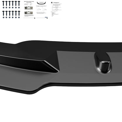 Oneway Frontspoiler passend für Mercedes Sprinter W907 2018- - Version 2 - Schwarz glänzend