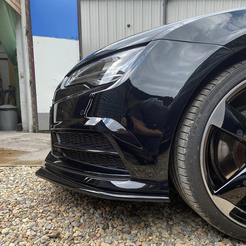 Oneway Frontspoiler passend für Audi A7 S-Line/S7 C7 Facelift 2014-2017 - Schwarz glänzend