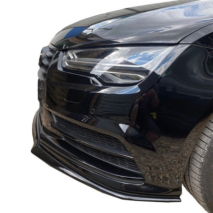 Oneway Frontspoiler passend für Audi A7 S-Line/S7 C7 Facelift 2014-2017 - Schwarz glänzend