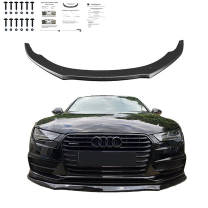 Oneway Frontspoiler passend für Audi A7 S-Line/S7 C7 Facelift 2014-2017 - Schwarz glänzend
