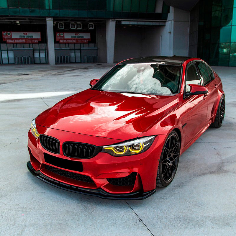 Oneway Frontspoiler passend für BMW M3 F80 2014-2018 - Schwarz glänzend