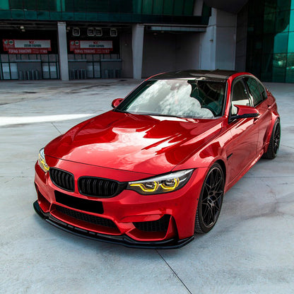 Oneway Frontspoiler passend für BMW M3 F80 2014-2018 - Schwarz glänzend