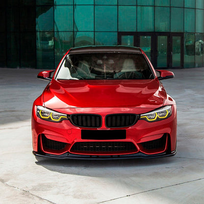 Oneway Frontspoiler passend für BMW M3 F80 2014-2018 - Schwarz glänzend