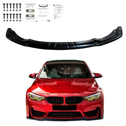 Oneway Frontspoiler passend für BMW M3 F80 2014-2018 - Schwarz glänzend
