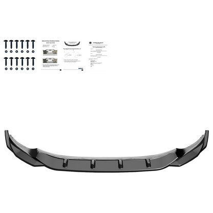 Oneway Frontspoiler passend für Volkswagen Tiguan II R/R-Line Facelift 2020-2024 inkl. Allspace - Schwarz glänzend