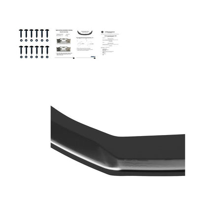 Oneway Frontspoiler passend für Seat Leon (5F) HB/SC/ST FR/Cupra Facelift 2017-2020 - Version 2 - Schwarz glänzend
