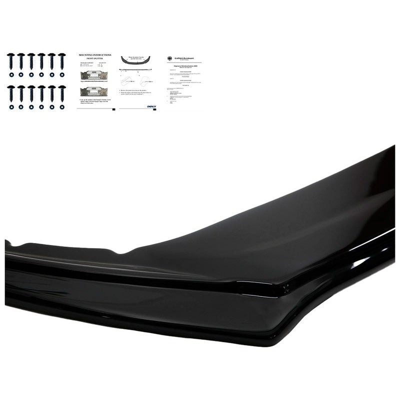 Oneway Frontspoiler passend für Skoda Superb 3V HB/Kombi Facelift 2019-2023 - Schwarz glänzend