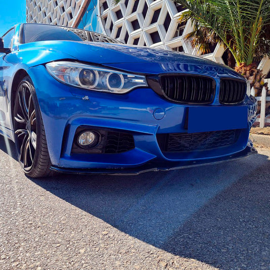 Oneway Frontspoiler passend für BMW 4er F32/F33/F36 M-Pack 2013-2019 - Version 2 - Schwarz glänzend