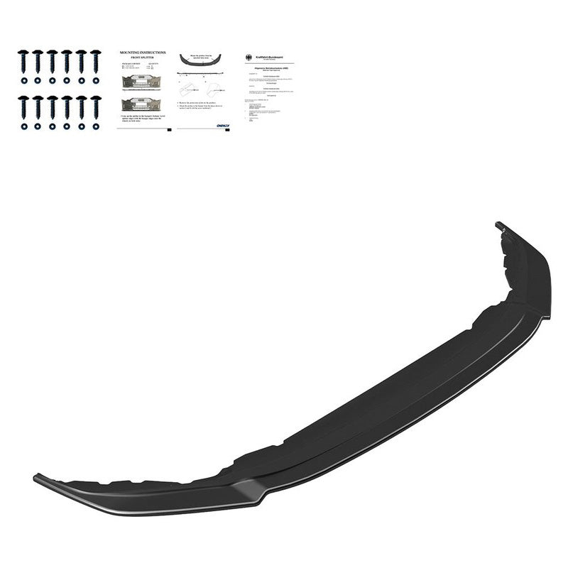 Oneway Frontspoiler passend für Volkswagen Tiguan II R-Line 2016-2020 inkl. Allspace - Schwarz glänzend