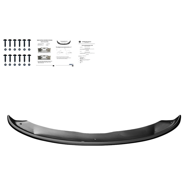 Oneway Frontspoiler passend für Tesla Model 3 2017-2024 - Schwarz glänzend