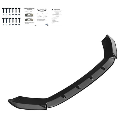 Oneway Frontspoiler passend für Seat Leon (5F) HB/SC/ST FR/Cupra 2013-2016 - Schwarz glänzend