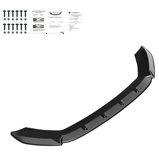 Oneway Frontspoiler passend für Seat Leon (5F) HB/SC/ST FR/Cupra 2013-2016 - Schwarz glänzend