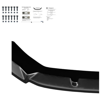 Oneway Frontspoiler passend für Seat Leon (5F) HB/SC/ST FR/Cupra 2013-2016 - Schwarz glänzend