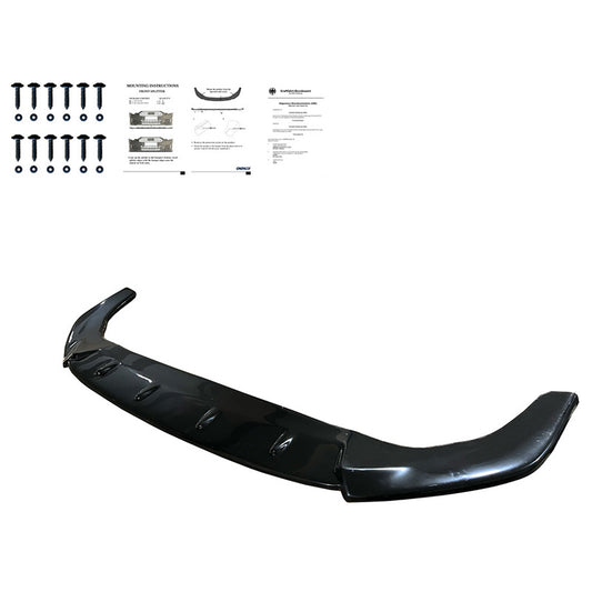 Oneway Frontspoiler passend für Volkswagen Golf VIII HB/Variant GTI/GTE/R Line 2020- - Version 2 - Schwarz glänzend