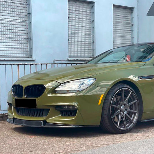 Oneway Frontspoiler passend für BMW 6er F06/F12/F13 Facelift M-Pack 2013-2018 - Schwarz glänzend