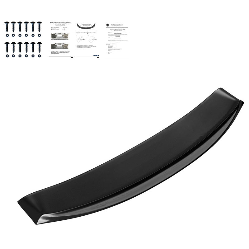 Oneway Frontspoiler passend für BMW 6er F06/F12/F13 Facelift M-Pack 2013-2018 - Version 2 - Schwarz glänzend