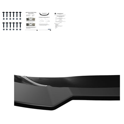 Oneway Frontspoiler passend für Mercedes A-Klasse W176 AMG-Line Facelift 2015-2018 - Schwarz glänzend