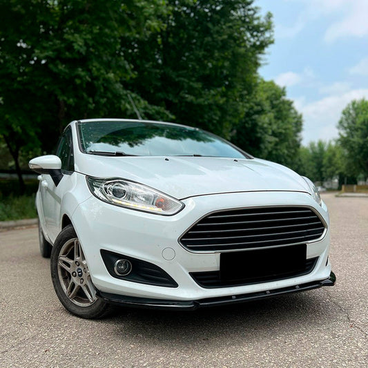 Oneway Frontspoiler passend für Ford Fiesta MK7 Facelift 2012-2017 - Schwarz glänzend
