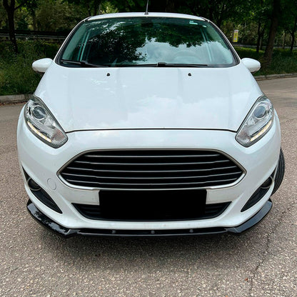 Oneway Frontspoiler passend für Ford Fiesta MK7 Facelift 2012-2017 - Schwarz glänzend