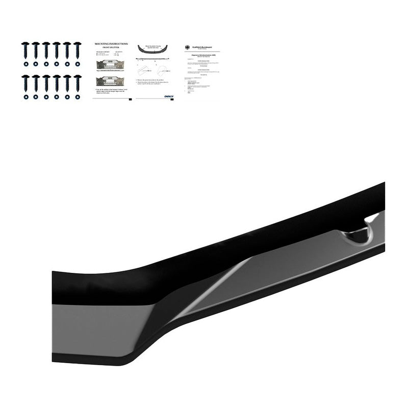 Oneway Frontspoiler passend für Opel Corsa F 2019- - Schwarz glänzend