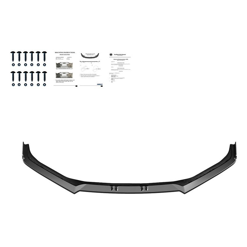 Oneway Frontspoiler passend für Subaru BRZ MK1 2012-2017 - Schwarz glänzend