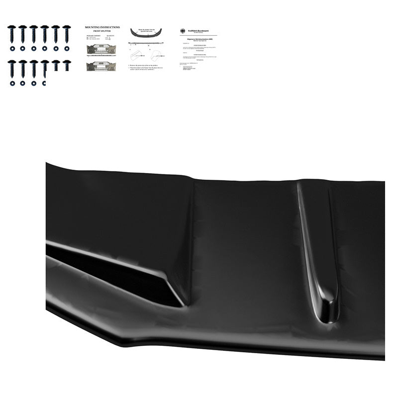Oneway Frontspoiler passend für Volkswagen Arteon R-line 2017-2020 - Schwarz glänzend