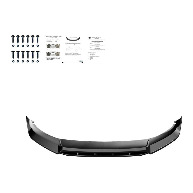 Oneway Frontspoiler passend für Cupra Formentor 2020-2024 exkl. VZ5 - Schwarz glänzend