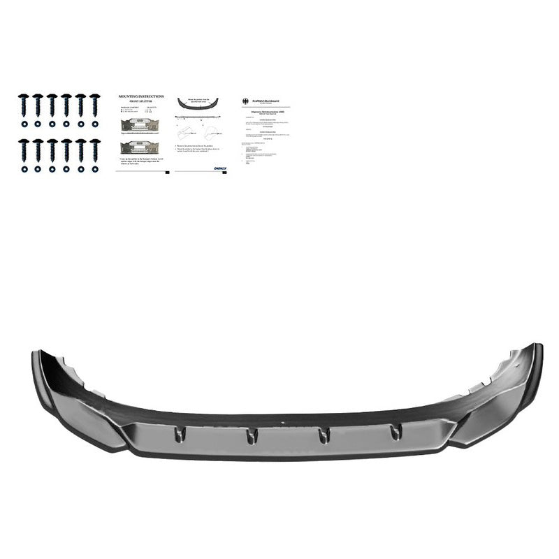Oneway Frontspoiler passend für Cupra Ateca 2018-2021 & Facelift 2021-2024 - Schwarz glänzend