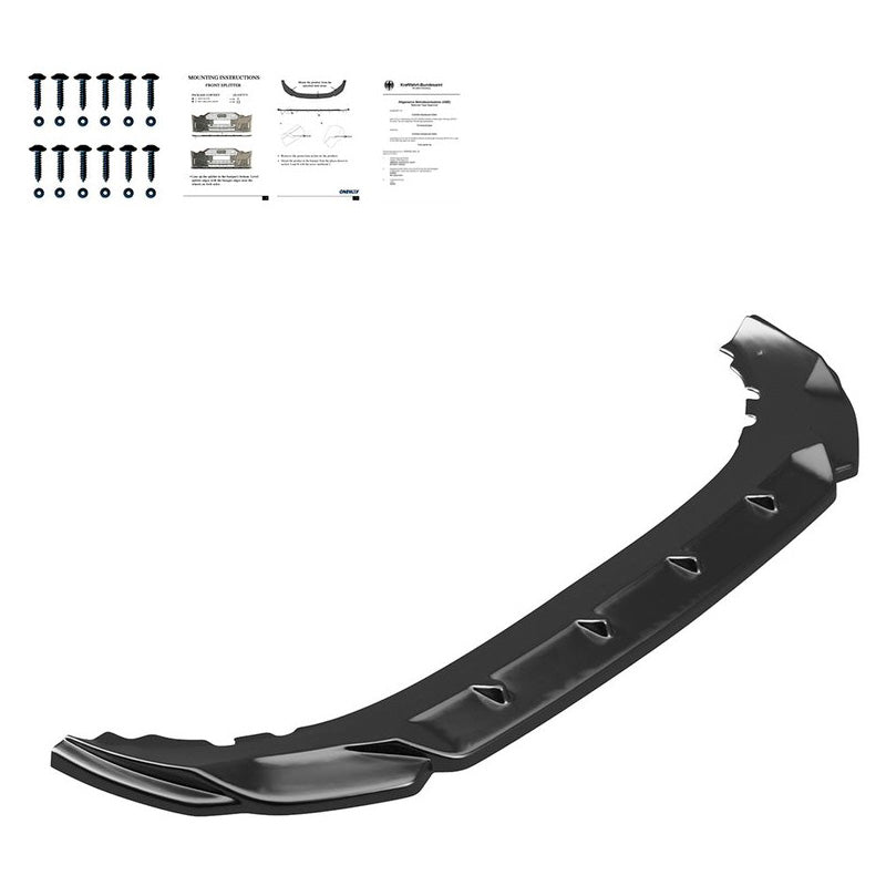 Oneway Frontspoiler passend für Cupra Ateca 2018-2021 & Facelift 2021-2024 - Schwarz glänzend