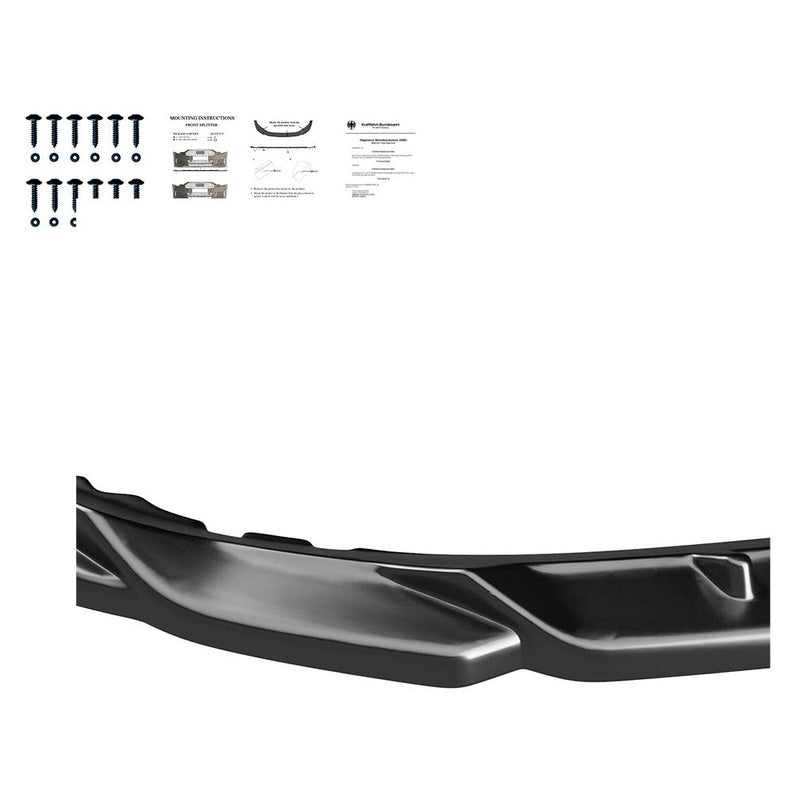 Oneway Frontspoiler passend für Cupra Ateca 2018-2021 & Facelift 2021-2024 - Schwarz glänzend