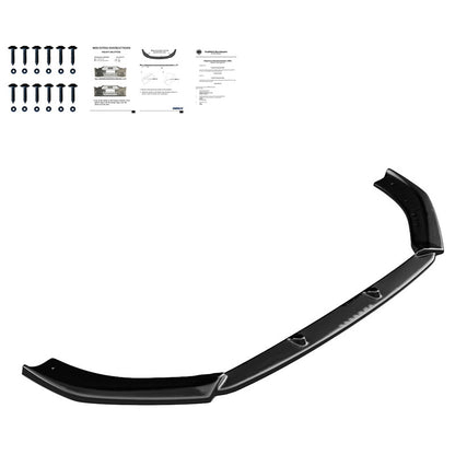 Oneway Frontspoiler passend für Audi RS3 8V Limousine/Sportback Facelift 2017-2020 - Version 2 - Schwarz glänzend