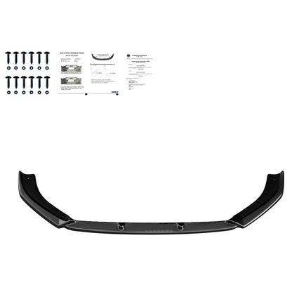 Oneway Frontspoiler passend für Audi RS3 8V Limousine/Sportback Facelift 2017-2020 - Version 2 - Schwarz glänzend