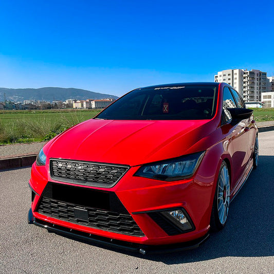 Oneway Frontspoiler passend für Seat Ibiza (6F) 2017- inkl. FR - Schwarz glänzend