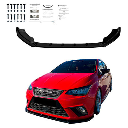 Oneway Frontspoiler passend für Seat Ibiza (6F) 2017- inkl. FR - Schwarz glänzend