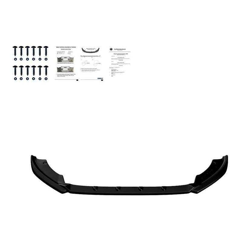 Oneway Frontspoiler passend für Seat Ibiza (6F) 2017- inkl. FR - Schwarz glänzend