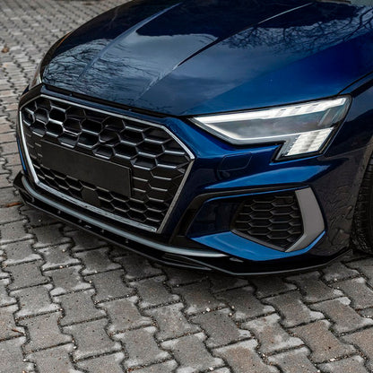 Oneway Frontspoiler passend für Audi A3 S-Line/S3 8Y 2020- - Schwarz glänzend