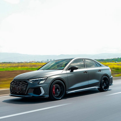 Oneway Frontspoiler passend für Audi A3 S-Line/S3 8Y 2020- - Schwarz glänzend