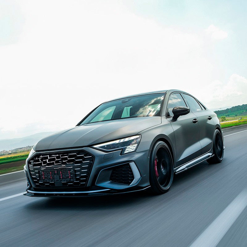 Oneway Frontspoiler passend für Audi A3 S-Line/S3 8Y 2020- - Schwarz glänzend