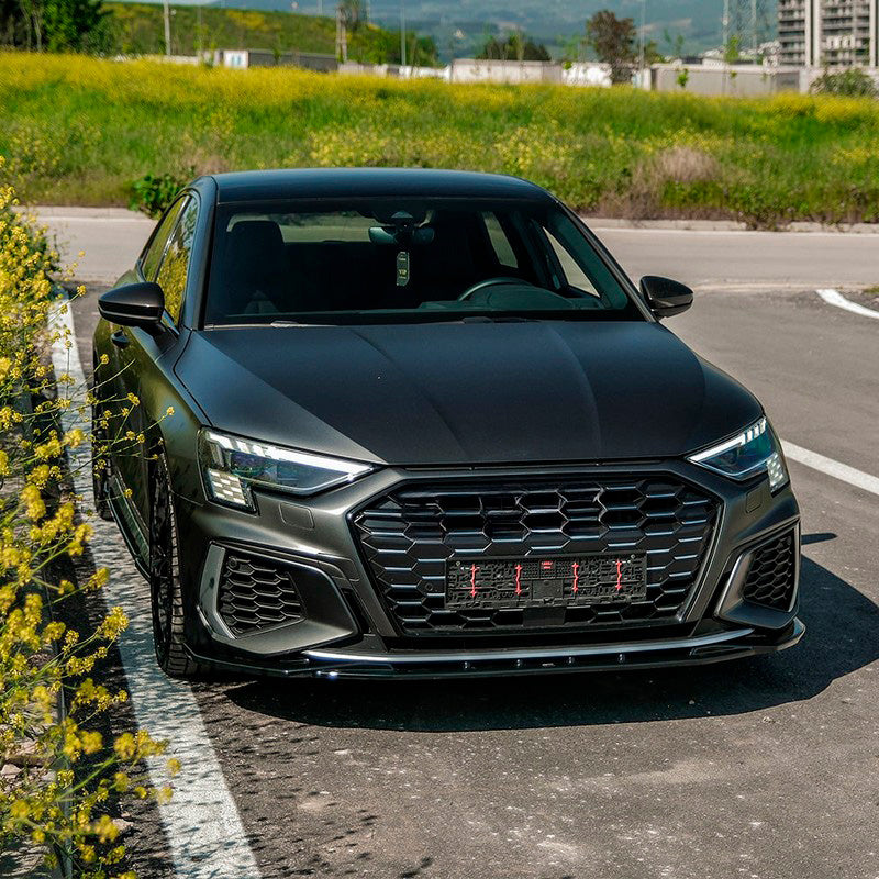 Oneway Frontspoiler passend für Audi A3 S-Line/S3 8Y 2020- - Schwarz glänzend